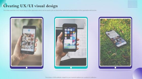 Creating UX UI Visual Design Online Selling App Development And Launch