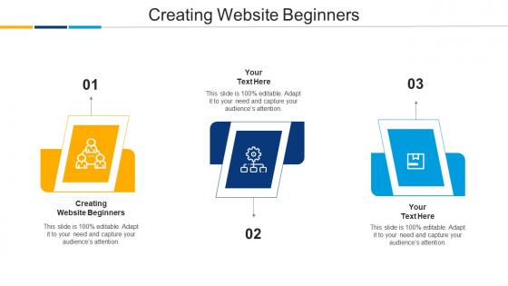 Creating Website Beginners Ppt Powerpoint Presentation Professional Slides Cpb