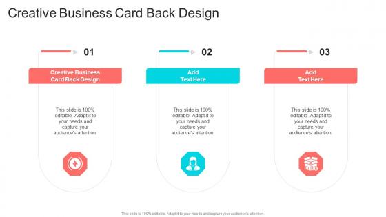 Creative Business Card Back Design In Powerpoint And Google Slides Cpb