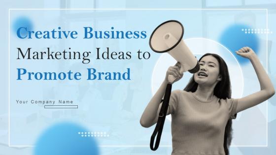 Creative Business Marketing Ideas To Promote Brand MKT CD V