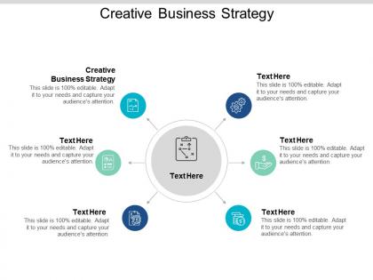 Creative business strategy ppt powerpoint presentation styles deck cpb