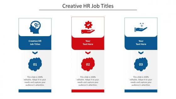 Creative HR Job Titles Ppt Powerpoint Presentation Layouts Graphics Pictures Cpb