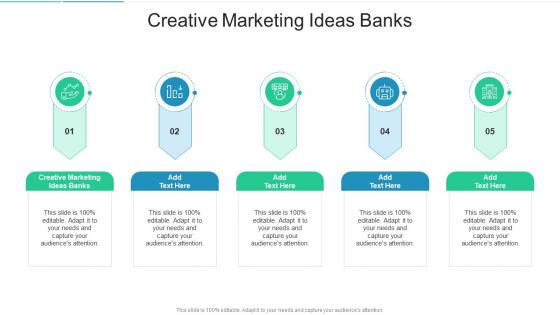 Creative Marketing Ideas Banks In Powerpoint And Google Slides Cpb