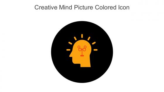 Creative Mind Picture Colored Icon In Powerpoint Pptx Png And Editable Eps Format