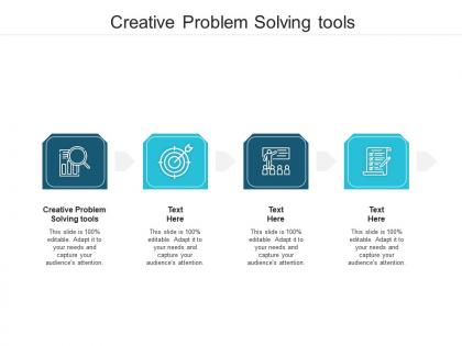 Creative problem solving tools ppt powerpoint presentation gallery graphic images cpb