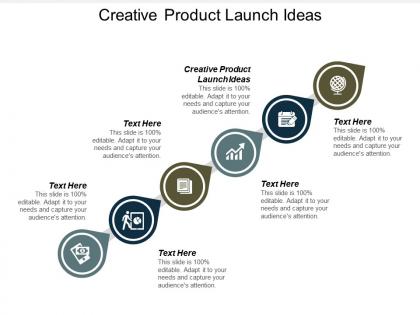 Creative product launch ideas ppt powerpoint presentation icon clipart images cpb