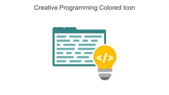 Creative Programming Colored Icon In Powerpoint Pptx Png And Editable Eps Format