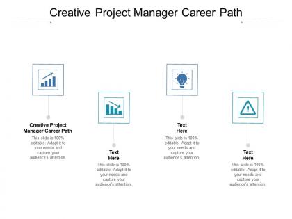Creative project manager career path ppt powerpoint presentation outline example cpb