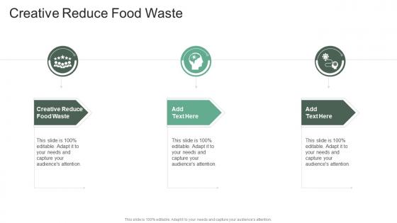 Creative Reduce Food Waste In Powerpoint And Google Slides Cpb