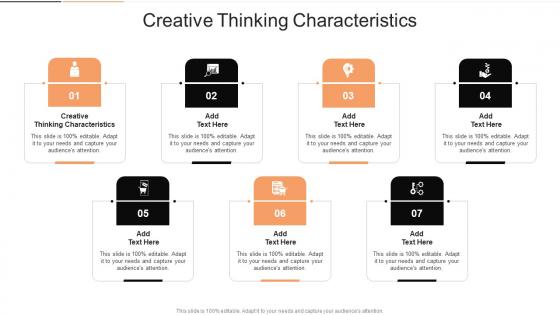 Creative Thinking Characteristics In Powerpoint And Google Slides Cpb
