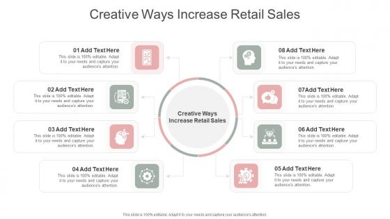 Creative Ways Increase Retail Sales In Powerpoint And Google Slides Cpb