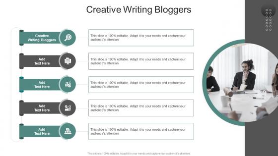 Creative Writing Bloggers In Powerpoint And Google Slides Cpb