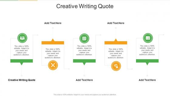 Creative Writing Quote In Powerpoint And Google Slides Cpb