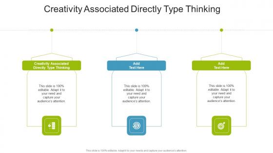 Creativity Associated Directly Type Thinking In Powerpoint And Google Slides Cpb