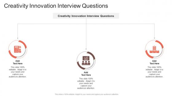 Creativity Innovation Interview Questions In Powerpoint And Google Slides Cpb