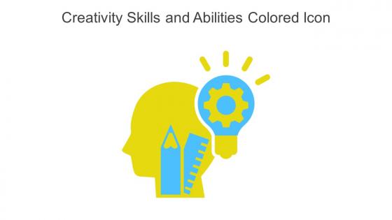 Creativity Skills And Abilities Colored Icon In Powerpoint Pptx Png And Editable Eps Format