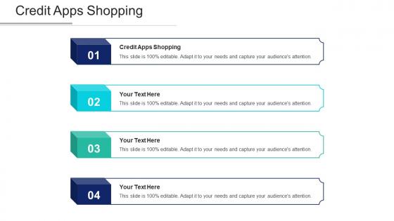 Credit Apps Shopping Ppt Powerpoint Presentation Infographic Template Cpb