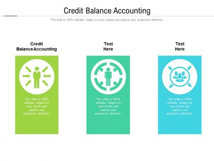 Credit balance accounting ppt powerpoint presentation portfolio format ideas cpb