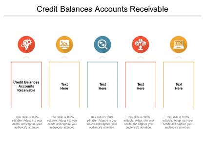 Credit balances accounts receivable ppt powerpoint presentation styles deck cpb