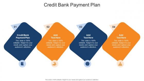 Credit Bank Payment Plan In Powerpoint And Google Slides Cpb