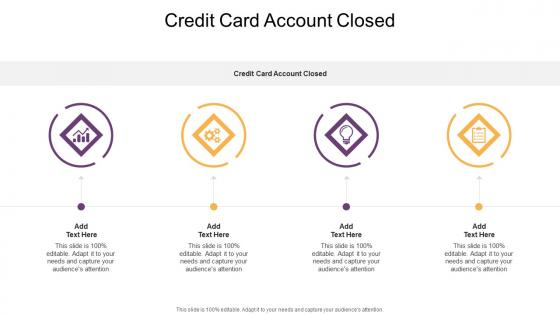 Credit Card Account Closed In Powerpoint And Google Slides Cpb