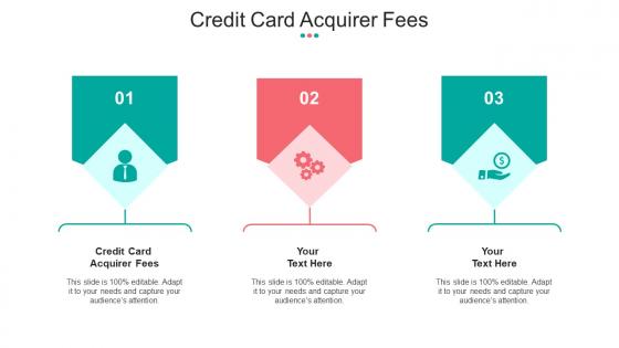Credit Card Acquirer Fees Ppt Powerpoint Presentation Pictures Professional Cpb