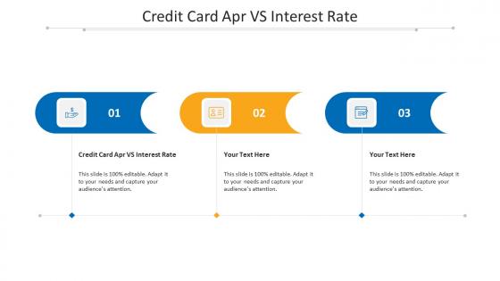 Credit Card Apr Vs Interest Rate Ppt Powerpoint Presentation Icon Elements Cpb