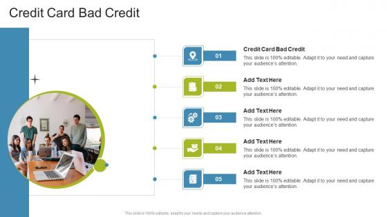 Credit Card Bad Credit In Powerpoint And Google Slides Cpb