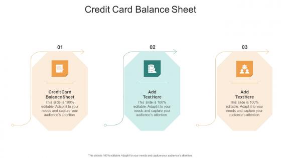 Credit Card Balance Sheet In Powerpoint And Google Slides Cpb