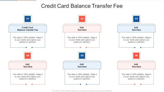 Credit Card Balance Transfer Fee In Powerpoint And Google Slides Cpb