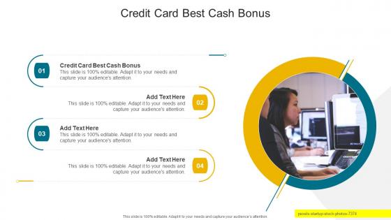 Credit Card Best Cash Bonus In Powerpoint And Google Slides Cpb
