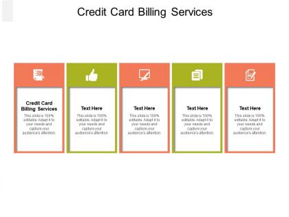 Credit card billing services ppt powerpoint presentation layouts outfit cpb