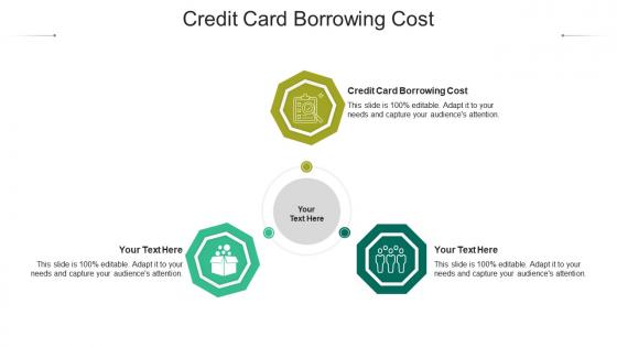 Credit card borrowing cost ppt powerpoint presentation infographics show cpb
