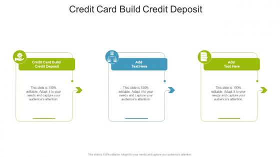 Credit Card Build Credit Deposit In Powerpoint And Google Slides Cpb