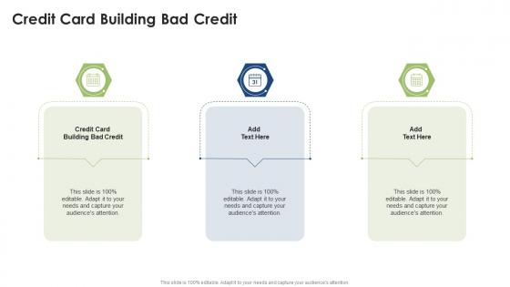 Credit Card Building Bad Credit In Powerpoint And Google Slides Cpb