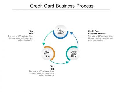 Credit card business process ppt powerpoint presentation professional skills cpb