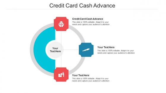 Credit card cash advance ppt powerpoint presentation layouts pictures cpb