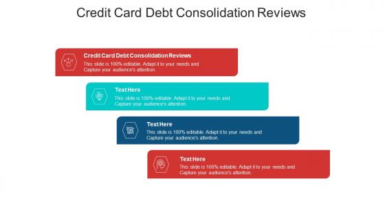 Credit card debt consolidation reviews ppt powerpoint presentation pictures templates cpb
