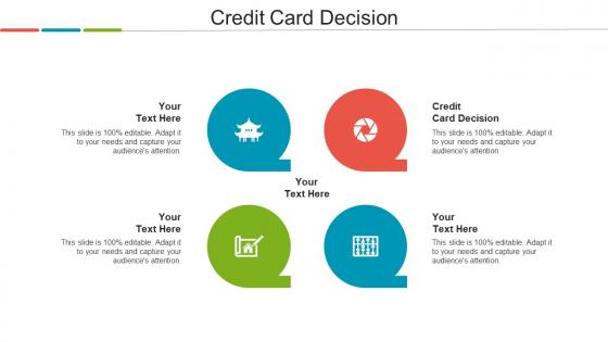 Credit Card Decision Ppt Powerpoint Presentation Professional Example Introduction Cpb