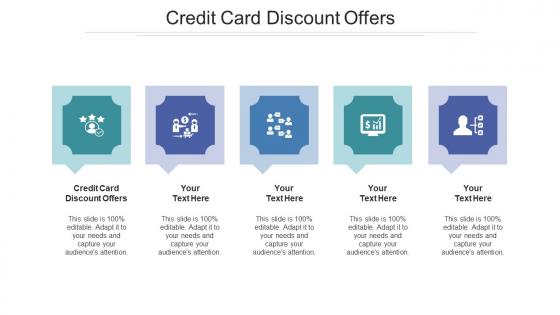 Credit Card Discount Offers Ppt Powerpoint Presentation Show Graphics Template Cpb