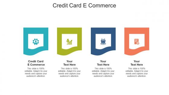 Credit card e commerce ppt powerpoint presentation show pictures cpb