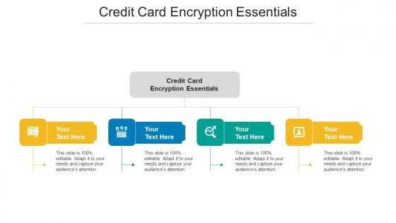 Credit Card Encryption Essentials Ppt Powerpoint Presentation Ideas Gridlines Cpb