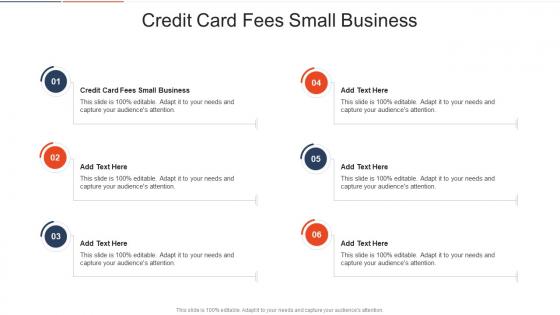 Credit Card Fees Small Business In Powerpoint And Google Slides Cpb