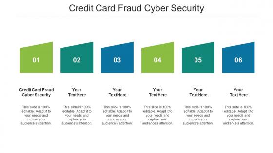 Credit Card Fraud Cyber Security Ppt Powerpoint Presentation Layouts Background Designs Cpb