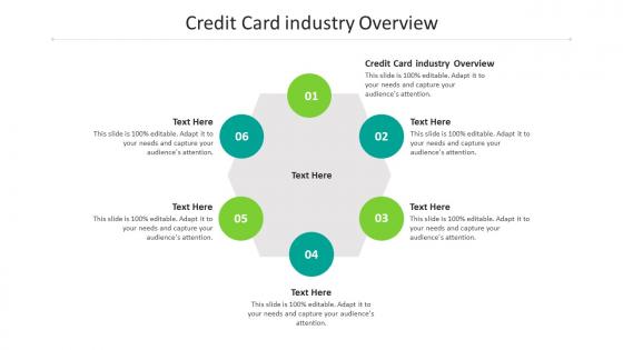 Credit card industry overview ppt powerpoint presentation layouts background cpb
