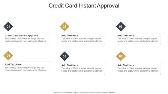Credit Card Instant Approval In Powerpoint And Google Slides Cpb