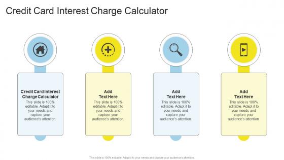 Credit Card Interest Charge Calculator In Powerpoint And Google Slides Cpb