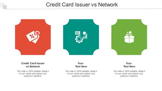 Credit Card Issuer Vs Network Ppt Powerpoint Presentation Summary Shapes Cpb