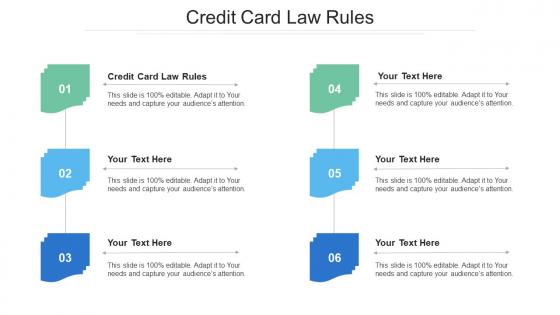 Credit Card Law Rules Ppt Powerpoint Presentation Gallery Ideas Cpb