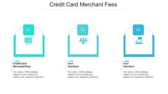Credit card merchant fees ppt powerpoint presentation model deck cpb